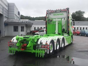 JA Transport SCANIA R HIGHLINE 8×4 HOOKLIFT SYSTEM + HOOKLIFT ASPHALT