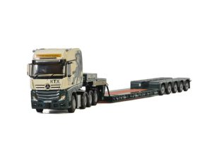 Transport KTX; MERCEDES-BENZ ACTROS MP4 SLT GIGA SPACE 8X4 LOWLOADER – 5 AXLE