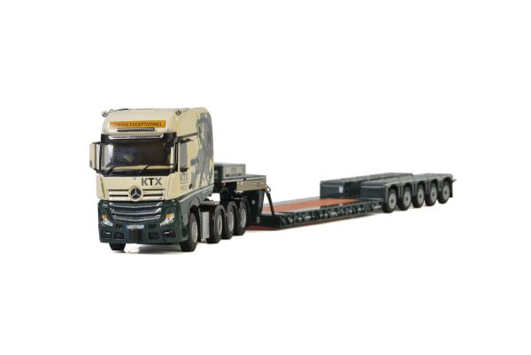 Transport KTX; MERCEDES-BENZ ACTROS MP4 SLT GIGA SPACE 8X4 LOWLOADER - 5 AXLE