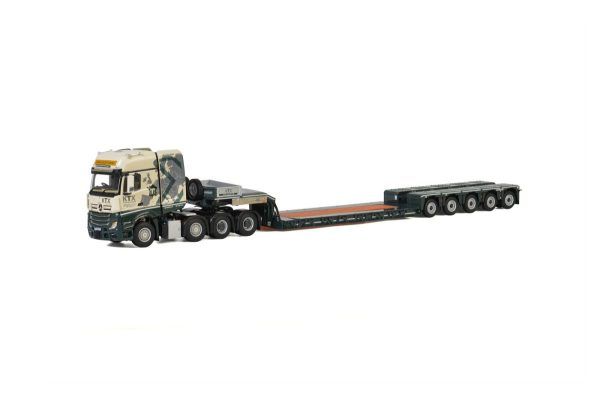 Transport KTX; MERCEDES-BENZ ACTROS MP4 SLT GIGA SPACE 8X4 LOWLOADER - 5 AXLE - Bild 2
