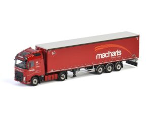 Macharis; VOLVO FH4 GLOBETROTTER 4×2 CURTAINSIDE / TAUTLINER TRAILER – 3 AXLE