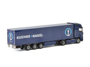 Kuehne + Nagel; MERCEDES-BENZ ACTROS MP4 GIGA SPACE 4×2 BOX TRAILER – 3 AXLE