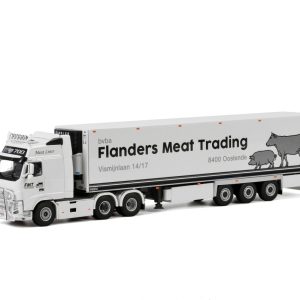 Flanders Meat Trading; VOLVO FH3 GLOBETROTTER XXL 6×2 TWIN STEER REEFER TRAILER – 3 AXLE