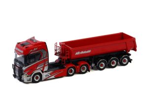 NA Schakt; SCANIA R HIGHLINE | CR20H 6X2 TAG AXLE HALF PIPE TIPPER TRAILER – 3 AXLE