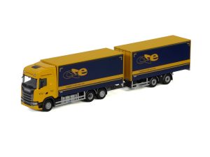 CSE Logistics; SCANIA S HIGHLINE | CS20H RIGED TRUCK DRAWBAR CURTAINSIDE