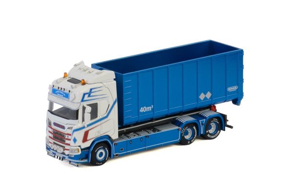 Loods Akeri AB; SCANIA R HIGHLINE 6x2 HOOKLIFT SYSTEM + HOOKLIFT CONTAINER 40M3