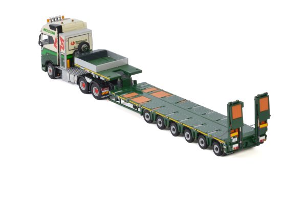 Westdijk Se; VOLVO FH4 GLOBETROTTER 6X4 SEMI LOW LOADER | RAMPS - 6 AXLE - Bild 4