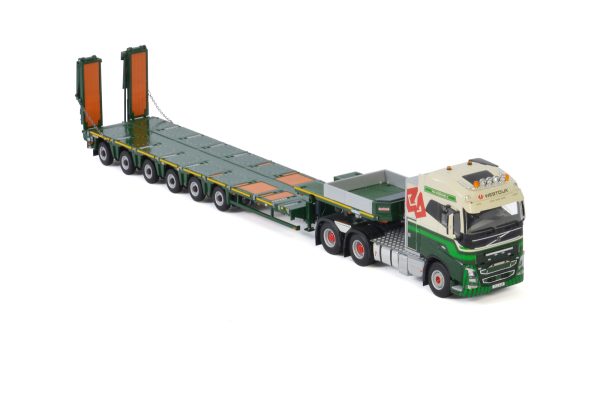 Westdijk Se; VOLVO FH4 GLOBETROTTER 6X4 SEMI LOW LOADER | RAMPS - 6 AXLE - Bild 3