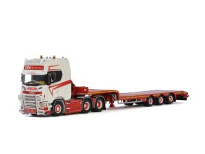 Team Bergström; SCANIA S HIGHLINE | CS20H ​​6X2 TAG AXLE SEMI LOW LOADER – 3 AXLE