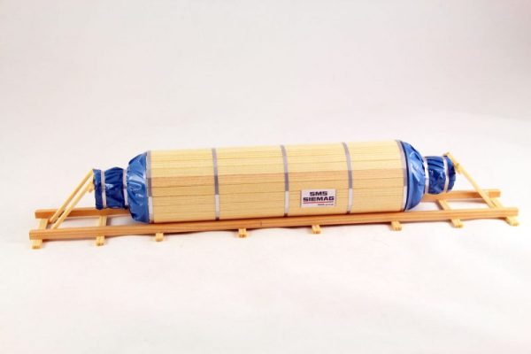 Roterande ugn i transportförpackning