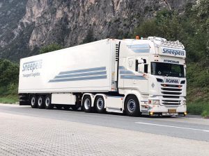 Sneepels Transport; SCANIA STREAMLINE TOPLINE 6X2 TWINSTEER REEFER TRAILER - 3 AXLE
