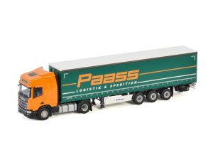 Paass Spedition GmbH; SCANIA R HIGHLINE | CR20H 4X2 CURTAINSIDE TRAILER – 3 AXLE