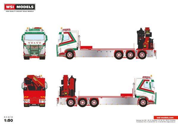 Van Caudenberg; VOLVO FH4 SOVA CAB 8X4 RIGAD | TRUCK | PLATTSäng + PALFINGER PK 65002 SH | FOCK - Bild 2