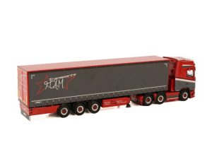 Transports F.L.A.M.; SCANIA S HIGHLINE 6X2 TWINSTEER CURTAINSIDE TRAILER – 3 AXLE