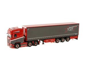 Transports F.L.A.M.; SCANIA S HIGHLINE 6X2 TWINSTEER CURTAINSIDE TRAILER – 3 AXLE