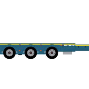 Sarens Nooteboom 7-axle semi low loader