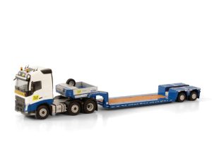 TLR ROBINET; VOLVO FH4 GLOBETROTTER 6X2 TWINSTEER LOW LOADER | EURO – 2 AXLE