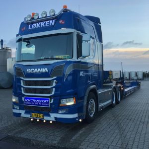 AC MEJERIMASKINER; SCANIA R HIGHLINE 6X2 TAG AXLE LOW LOADER | EURO – 2 AXLE