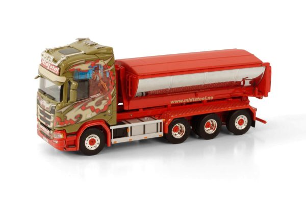 MIDTSTOL; SCANIA R HIGHLINE | CR20H 8X4 RIGAD | LASTBIL | KROKLYFTSSYSTEM + KROKLYFTSBEHÅLLARE ASFALT - Bild 3