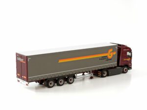 GALLIKER; VOLVO FH5 GLOBETROTTER 4X2 GARDINSIDA TRAILER – 3 AXEL