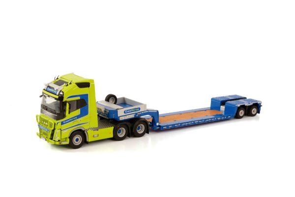 NORDIC CRANE (CRANE NORWAY); VOLVO FH5 GLOBETROTTER XL 6X2 TAGAXEL LÅGLASTARE - 2 AXLAR