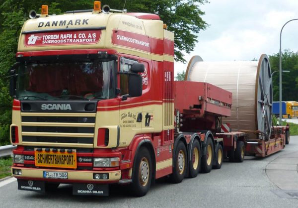 TORBEN RAFN; SCANIA R4 TOPLINE 8X2 ADD ON AXLE INTER COMBI SCHEUERLE SET - Bild 5