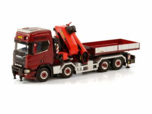 PREMIUM LINE; SCANIA R HIGHLINE CR20H 8X4 VÄXELKAROSS MED PALFINGER PK 135.002 TEC7 + JIB