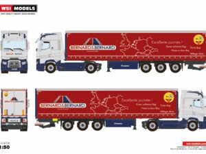 BERNARD ET BERNARD; RENAULT TRUCK T HIGH 4X2 CURTAINSIDE TRAILER – 3 AXLE
