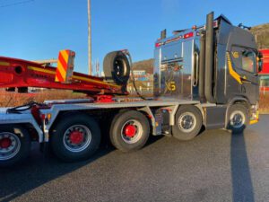 VASSBAKK & STOL; SCANIA R HIGHLINE CR20H 8X4 ADD ON AXLE