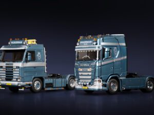 BUURMAN MODEL SET SCANIA 143M STREAMLINE 4X2 AND SCANIA S SERIES HIGH ROOF 4X2