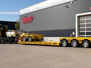 STEIL; MERCEDES-BENZ AROCS MP4 SLT BIG SPACE 8X4 EURO LOW LOADER WITH 2 AXLE DOLLY – 4 AXLE