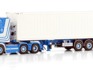 HANS LUBRECHT BV; SCANIA R4 TOPLINE 6X2 TWINSTEER CONTAINER TRAILER – 3 AXLE WITH 40FT REEFER CONTAINER
