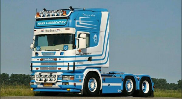 HANS LUBRECHT BV; SCANIA R4 TOPLINE 6X2 TWINSTEER CONTAINER TRAILER - 3 AXLE WITH 40FT REEFER CONTAINER - Bild 2