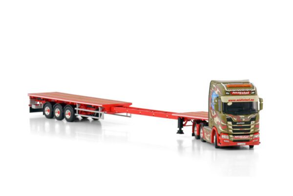 MIDTSTOL; SCANIA CS20H 6X4 FLATBED TRAILER - 3 AXLE - Bild 4