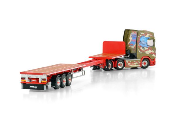 MIDTSTOL; SCANIA CS20H 6X4 FLATBED TRAILER - 3 AXLE - Bild 3