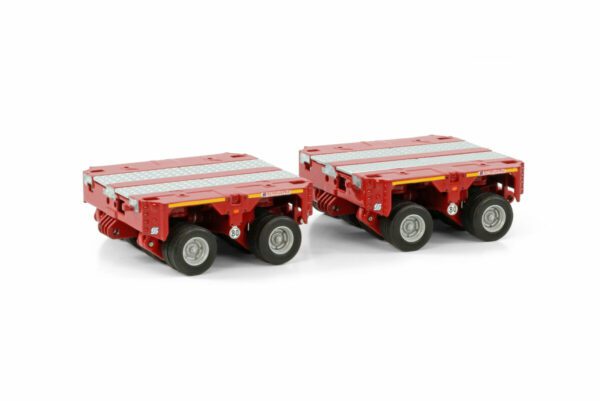PREMIUM LINE; SCHEUERLE INTER COMBI SET 2 AXLE (2X) RED