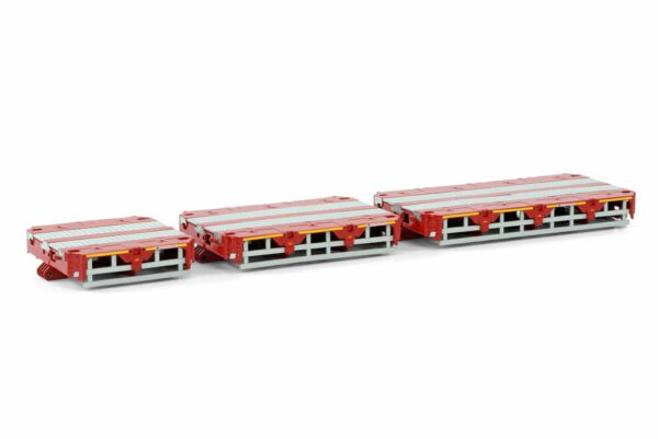 PREMIUM LINE; SCHEUERLE INTER COMBI SET PARTS: SPACERS (3 METER, 4,5 METER AND 6 METER) RED
