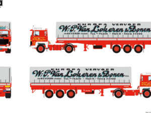 VAN LOKEREN; SCANIA 1 SERIES 4X2 CLASSIC CURTAINSIDE TRAILER – 3 AXLE