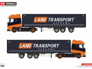 LAND TRANSPORT; DAF XG 4X2 CURTAINSIDE TRAILER – 3 AXLE
