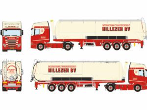 NILLEZEN TRANSPORT; SCANIA R HIGHLINE CR20H 4X2 TIPPER BULK TRAILER – 3 AXLE
