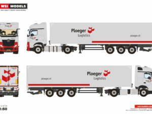 PLOEGER LOGISTICS; MERCEDES-BENZ ACTROS MP5 BIG SPACE 4X2 BOXTRAILER – 3 AXLAR