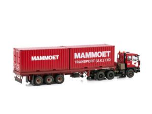 MAMMOET; DAF 3300 CLASSIC FLATBED TRAILER – 3 AXLE + 2X 20FT CONTAINER