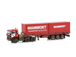 MAMMOET; DAF 3300 CLASSIC FLATBED TRAILER – 3 AXLE + 2X 20FT CONTAINER