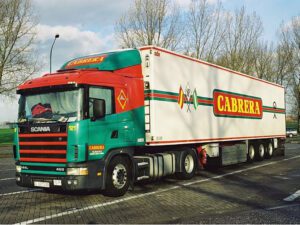 TRANSPORTES CABRERA; SCANIA 4 SERIES FLAT ROOF 4X2 REEFER TRAILER – 3 AXLE