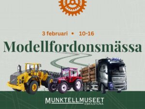 Modellfordonsmässa 3 feb 2024 ATmodeller.se kommer att vara på plats i Eskilstuna på Munktellmuseet så välkommen