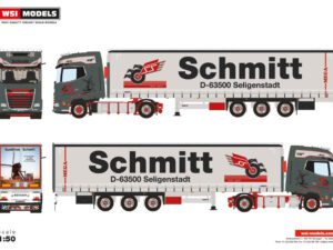 SCHMITT; DAF XG+ 4X2 CURTAINSIDE TRAILER – 3 AXLE