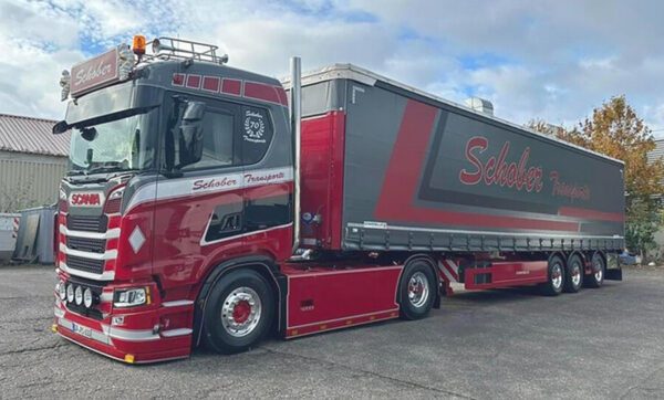 SCHOBER; SCANIA S NORMAL CS20N 4X2 CURTAINSIDE TRAILER - 3 AXLE