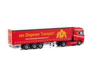 VAN DINGENEN TRANSPORT; DAF XG+ 4X2 CURTAINSIDE TRAILER – 3 AXLE
