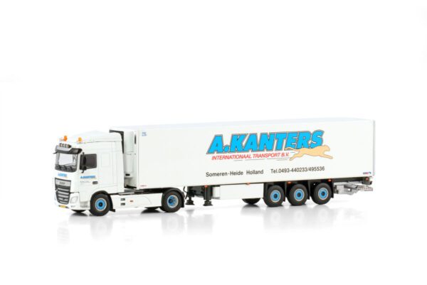 A. KANTERS TRANSPORT; DAF XF SPACE CAB MY2017 4X2 REEFFER TRAILER - 3 AXLAR