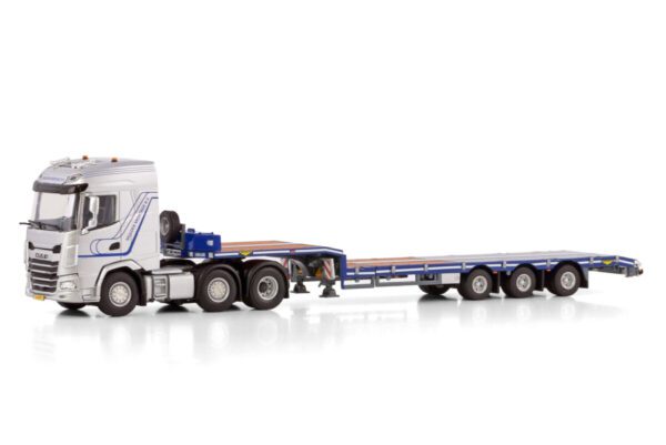 MULDER MONTAGE; DAF XG 6X2 TWIN STEER SEMI LOW LOADER - 3 AXLE
